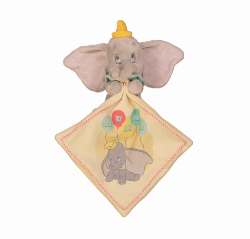  dumbo léléphant mouchoir beige 25 cm 